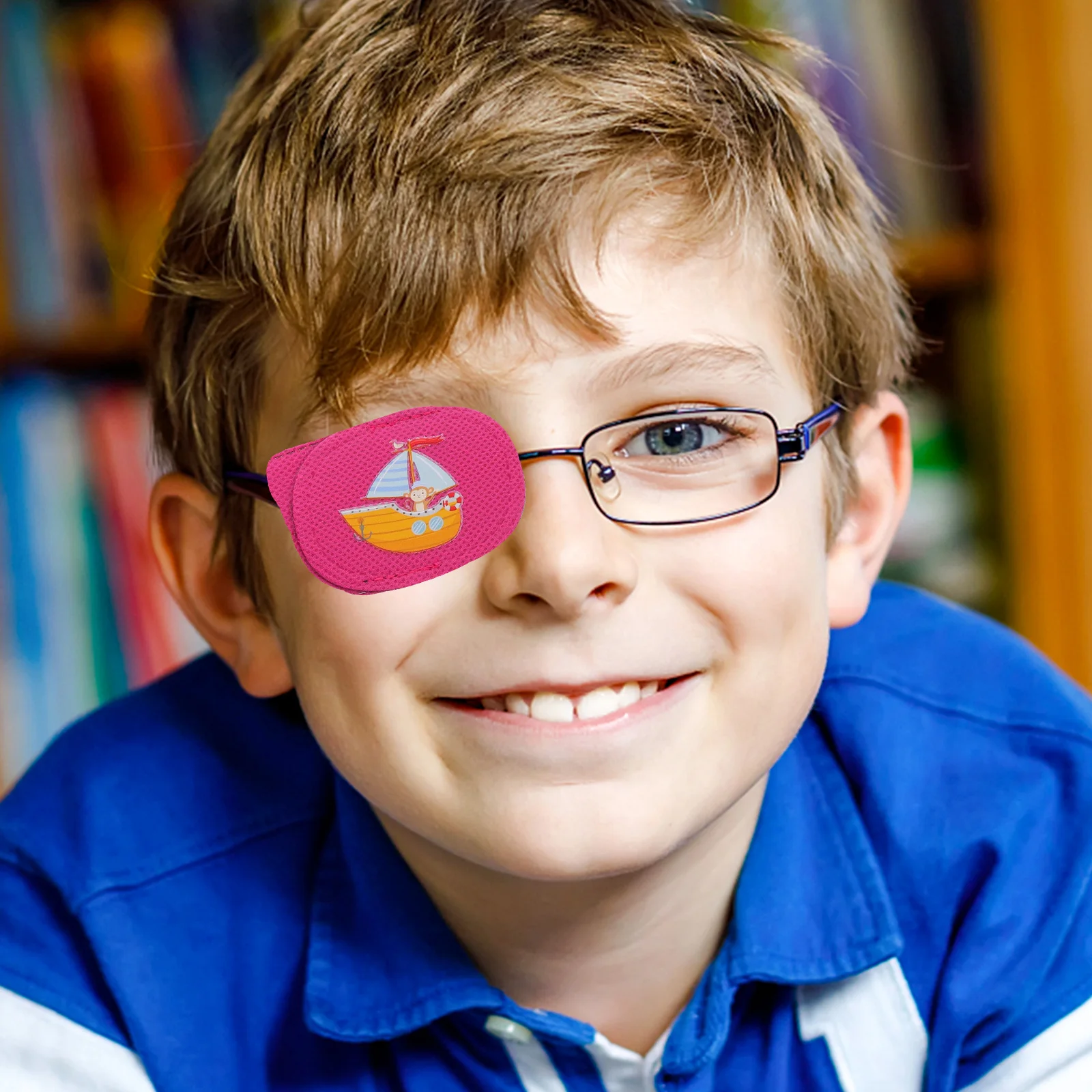 

6 Pcs Kids Eye Patch Left Eye Masks Non Woven Amblyopia Eye Patches Amblyopia Correction Cover Lazy Eye Glasses