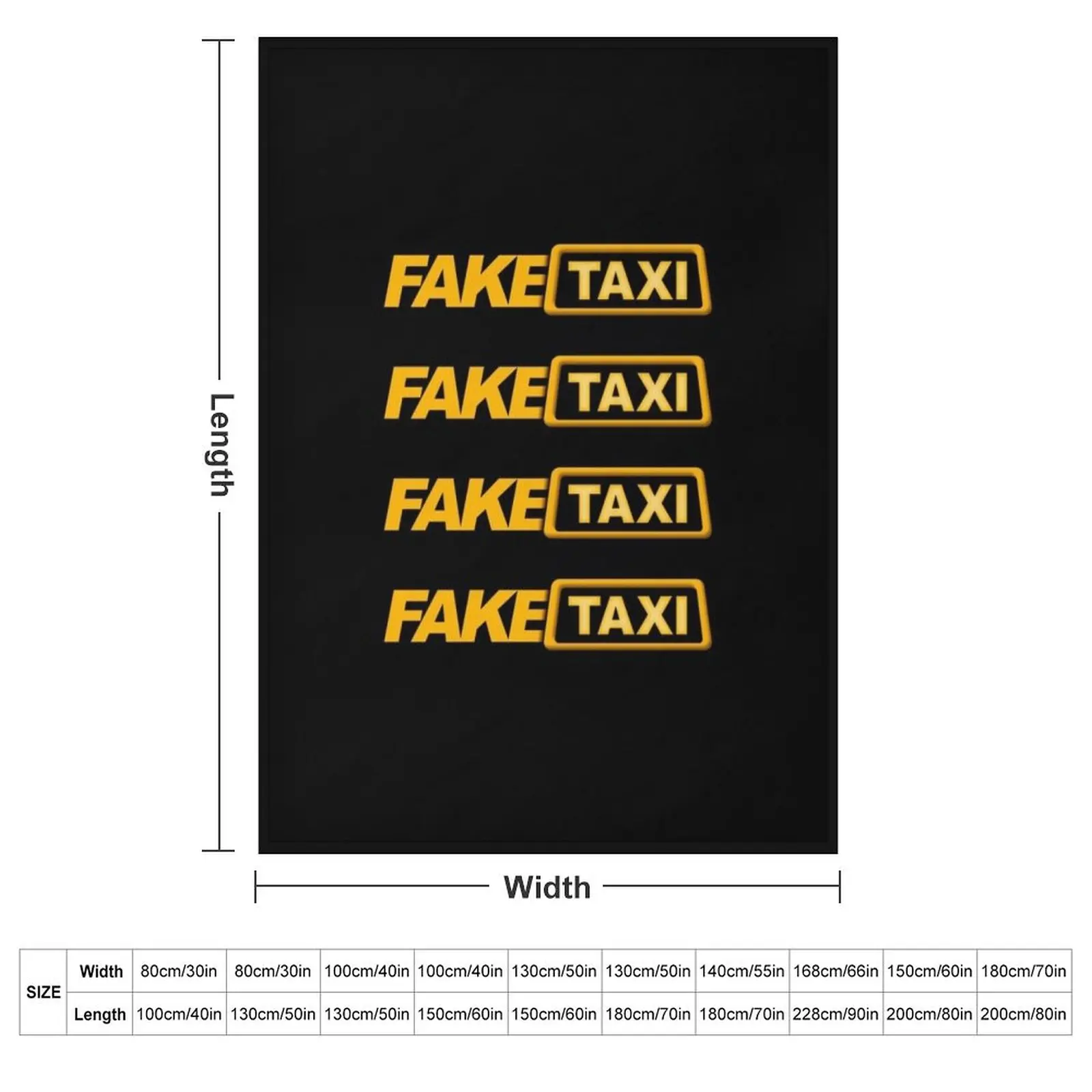 Fake-Taxi-Pack Throw Blanket Bed Fashionable Luxury Decorative Sofas funny gift Baby Sofa Blankets