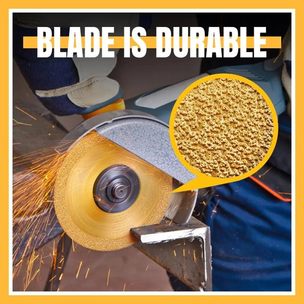 

Cutting Blade Diamond Cutting Disc Tool Wet Dry 1 Pc Accessories Gold Metal Saw Blades Ceramic Tile Cutter Diamond