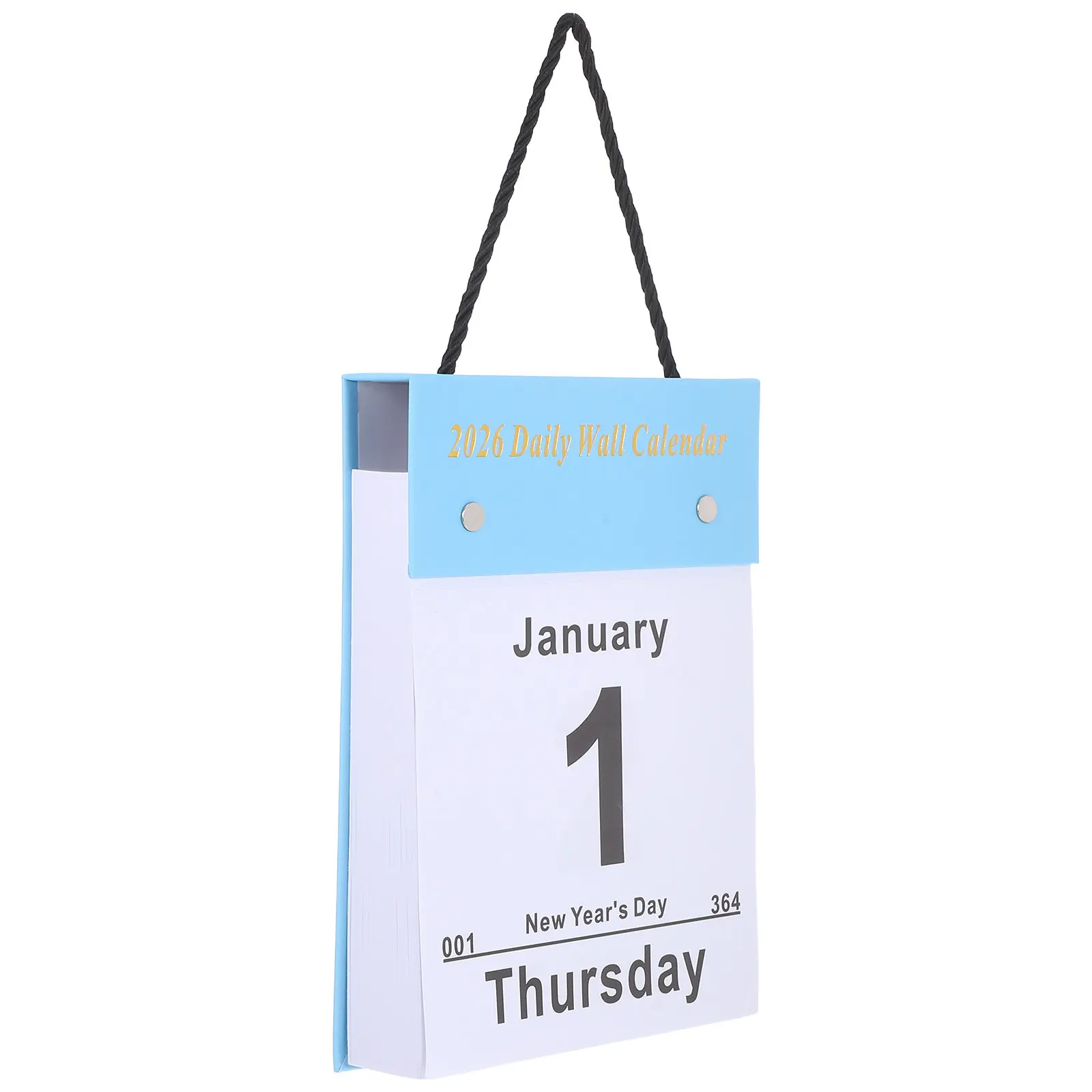 

2026 Tear-Off Daily Wall Calendar Vertical Hanging One Page Per Day Large Print Bold Date Clear Read Minimalist Design for Home