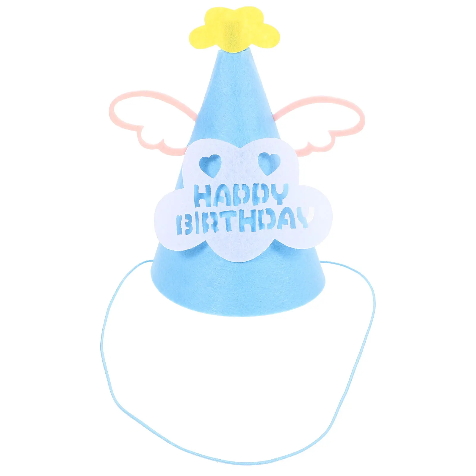

Birthday Party Hats Blue Number 3 Unique Eye-Catching Design Fun Photo Props For Friends Kawaii Crown Cone