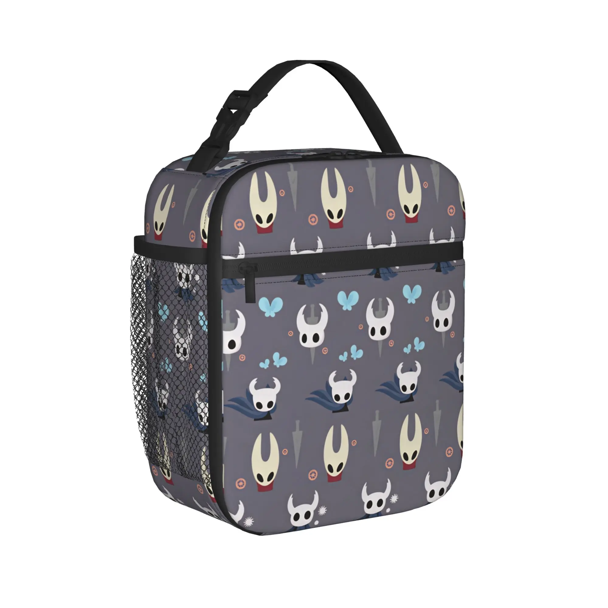 Lunch Bag Hornet Hollow Knight Silksong  School Lunch Box For Child  Casual Portable Graphic Design Cooler Bag