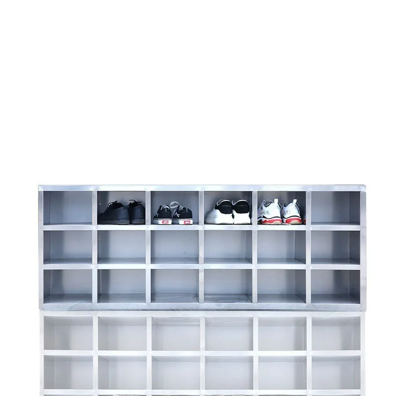 Stainless steel shoe cabinet dust-free purification workshop shoe changing cabinet 304 multi-layer single