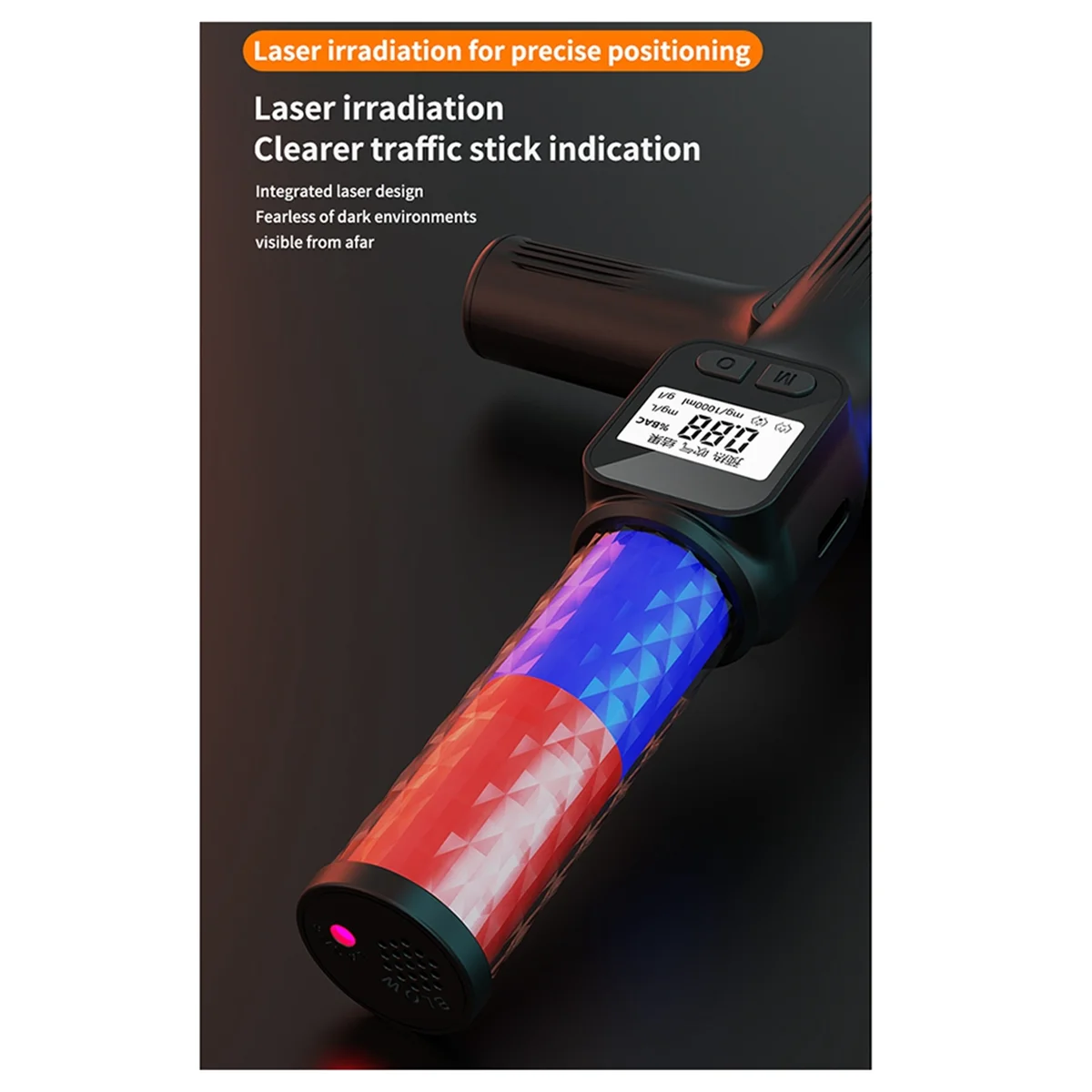 

A22I Professional Alcohol Tester Portable Air Blowing Handheld High-Precision Drunk Driving Test Special Voice Broadcast