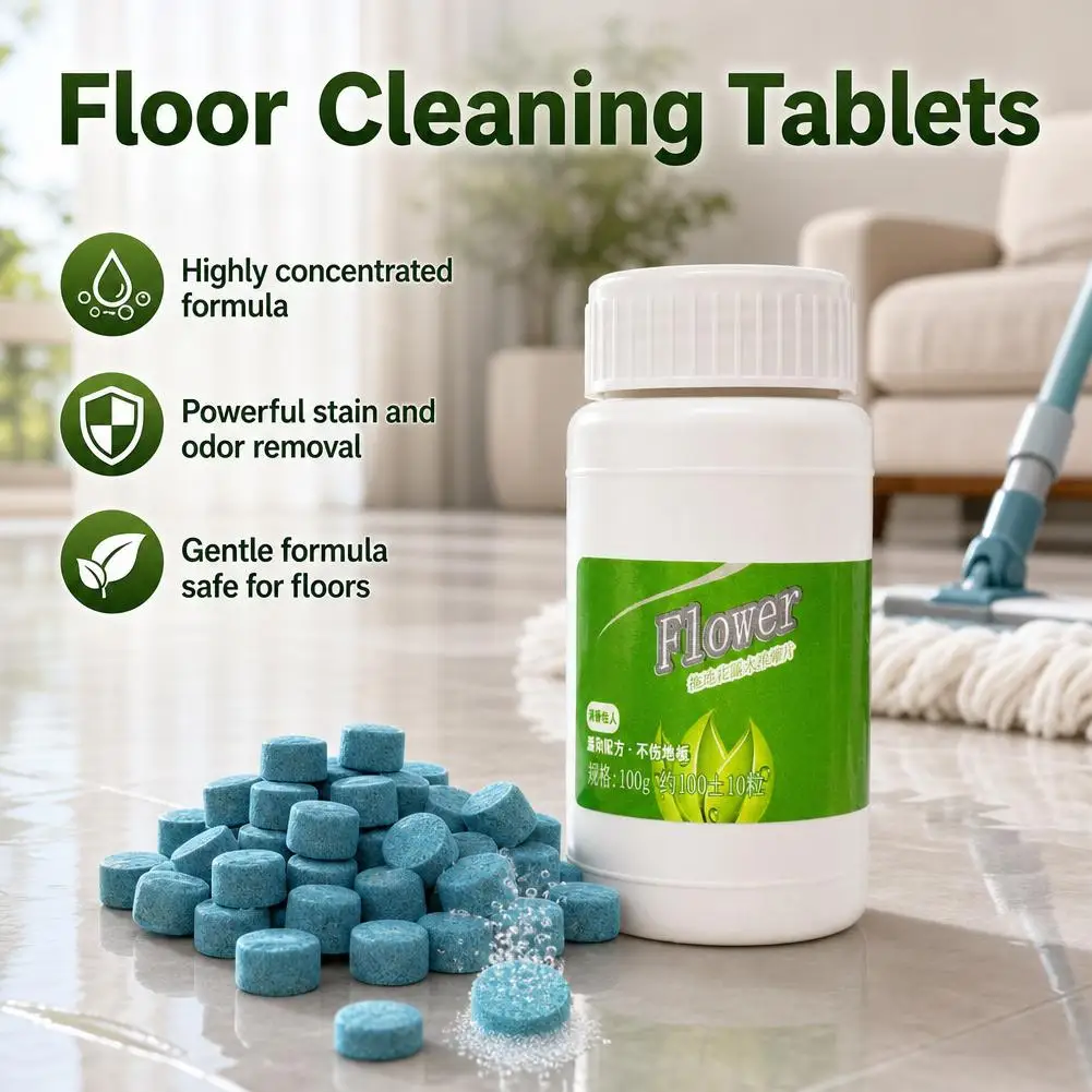 350 Tablets Floor Cleaning Floral Water Effervescent Tablets Aromatherapy Cream Household Mosquito Repellent Deodorizing Agent