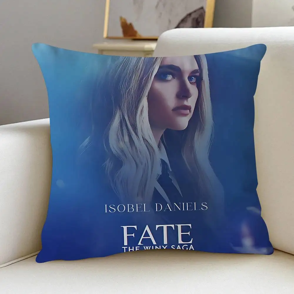 مصير Winx ساغا S-Season 1 المخدة تون هدية غطاء الوسادة غرفة نوم المنزل أريكة كرسي مقعد ديكور كيس وسادة