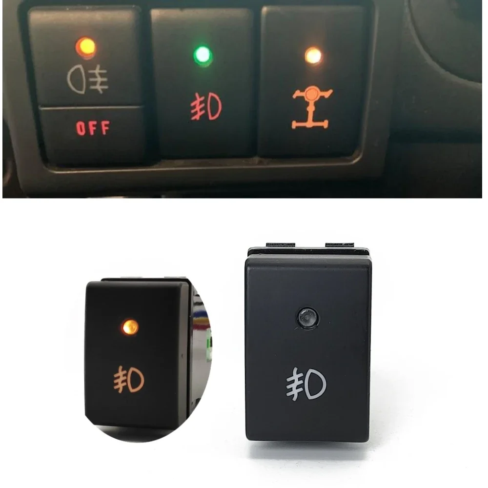 Orange Light Car Front Fog Light Switch Button with Connection Wire for Suzuki Jimny 2007 - 2015