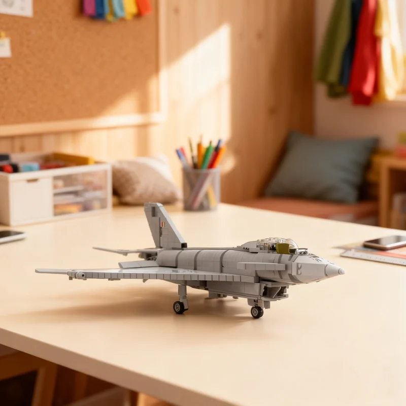 

Набор строительных блоков MOC Eurofighter Typhoon (1190 деталей) – модель для сборки, рождественский подарок, креативная игрушка для самостоятельной сборки, развивающая игрушка