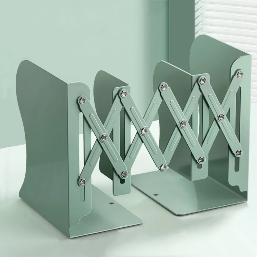 Multifunction Retractable File Sorter Rack Metal Foldable Display Bookshelf Home Office Magazine File Bookstand Office Supply