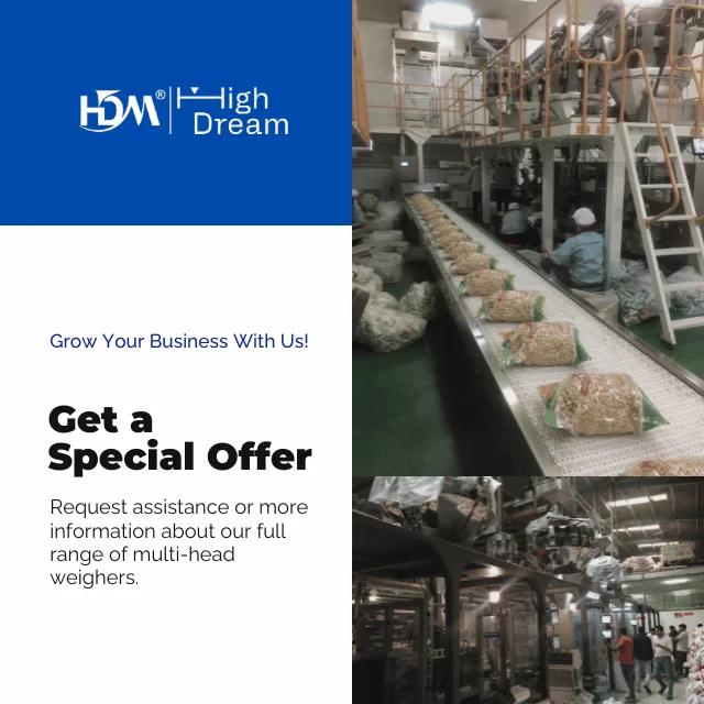 Машина для упаковки картофельных чипсов с 14-головочным мультиголовым взвешиванием