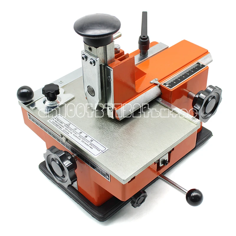 Manual Steel Embossing Machine Metal Aluminum Alloy Name Plate Dog Tag ID Card Stamping Label Engrave Embosser Marking Tool