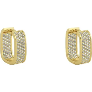 أقراط زركون على شكل حرف U للفتيات ، مجوهرات أزياء رائعة ، هدية عيد الزفاف وعيد الحب ، قلادة ، بالجملة أفضل 8 متاجر هدايا بالجملة مبيعا - No8