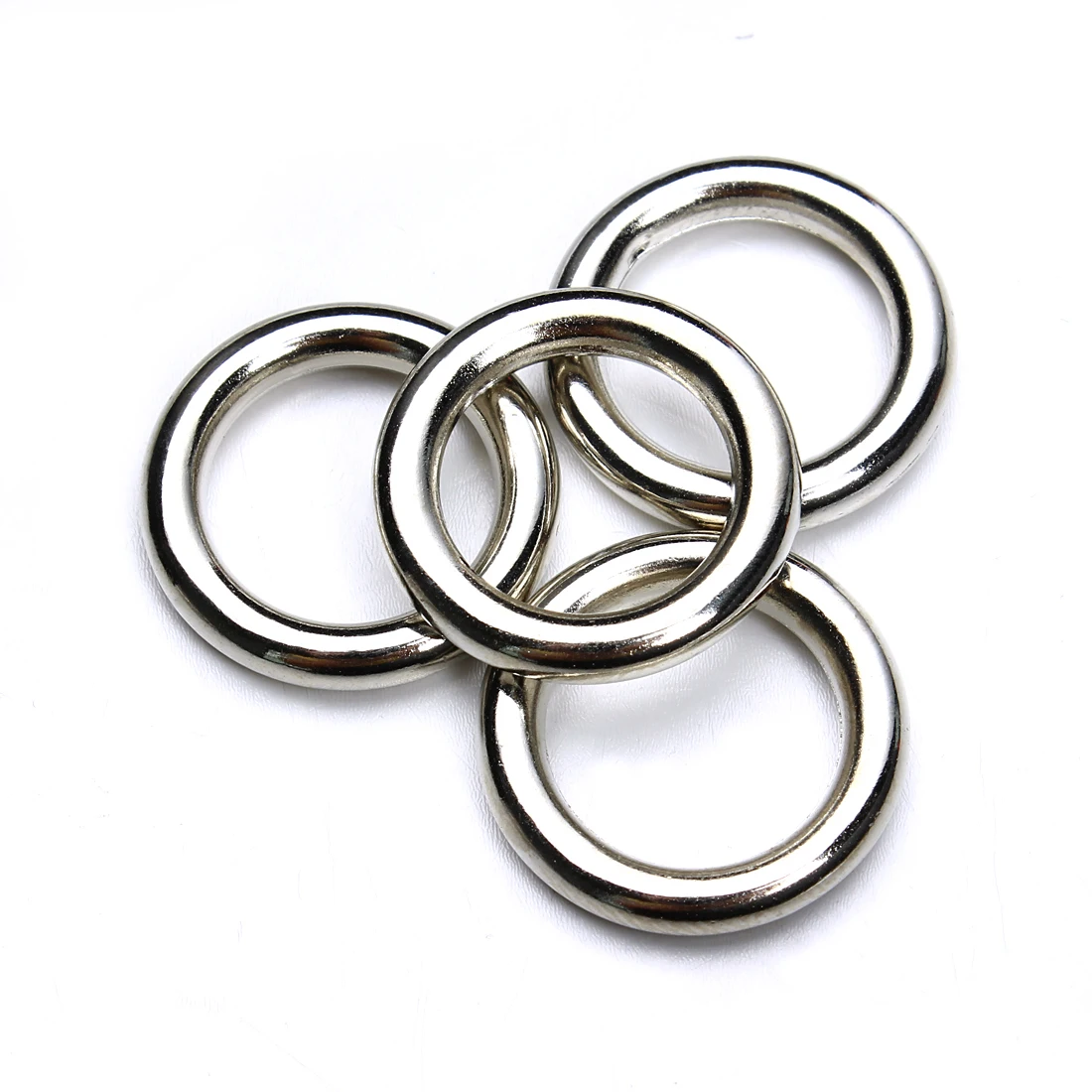 50Pcs Circle Round Rings CCB Smooth Solid O Ring For Rigging Marine Boat Hammock Yoga Hanging Split Ring DIY Jewelry Accessories