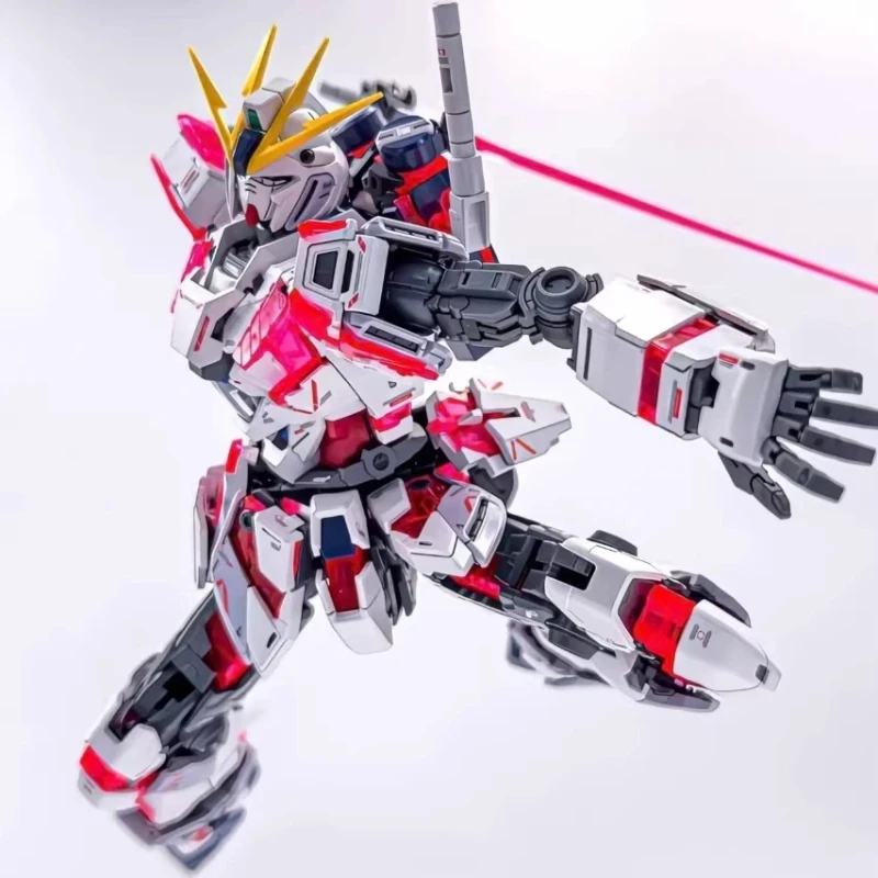Spot MG 1/100 RX-9/C Narrative C Equipment Salmon Assembled Model Kit Action Figure Anime Mecha Toy Gift Collection
