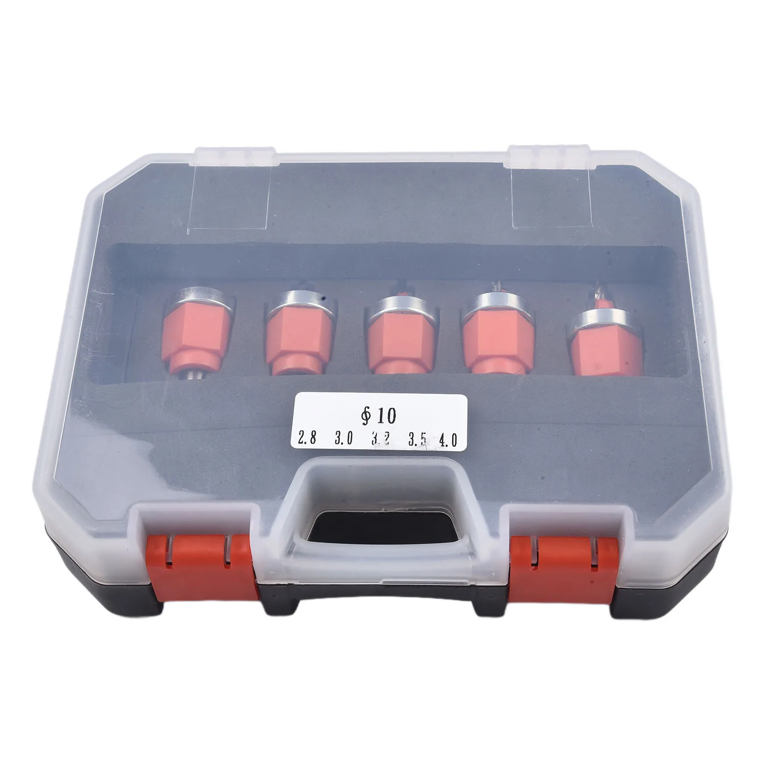 5Pcs Single Hole Puncher Bit Set Heavy Duty Hole Puncher Countersink Drill Bit Edge Banding Punch (With Box) 2.8-10mm Power Tool