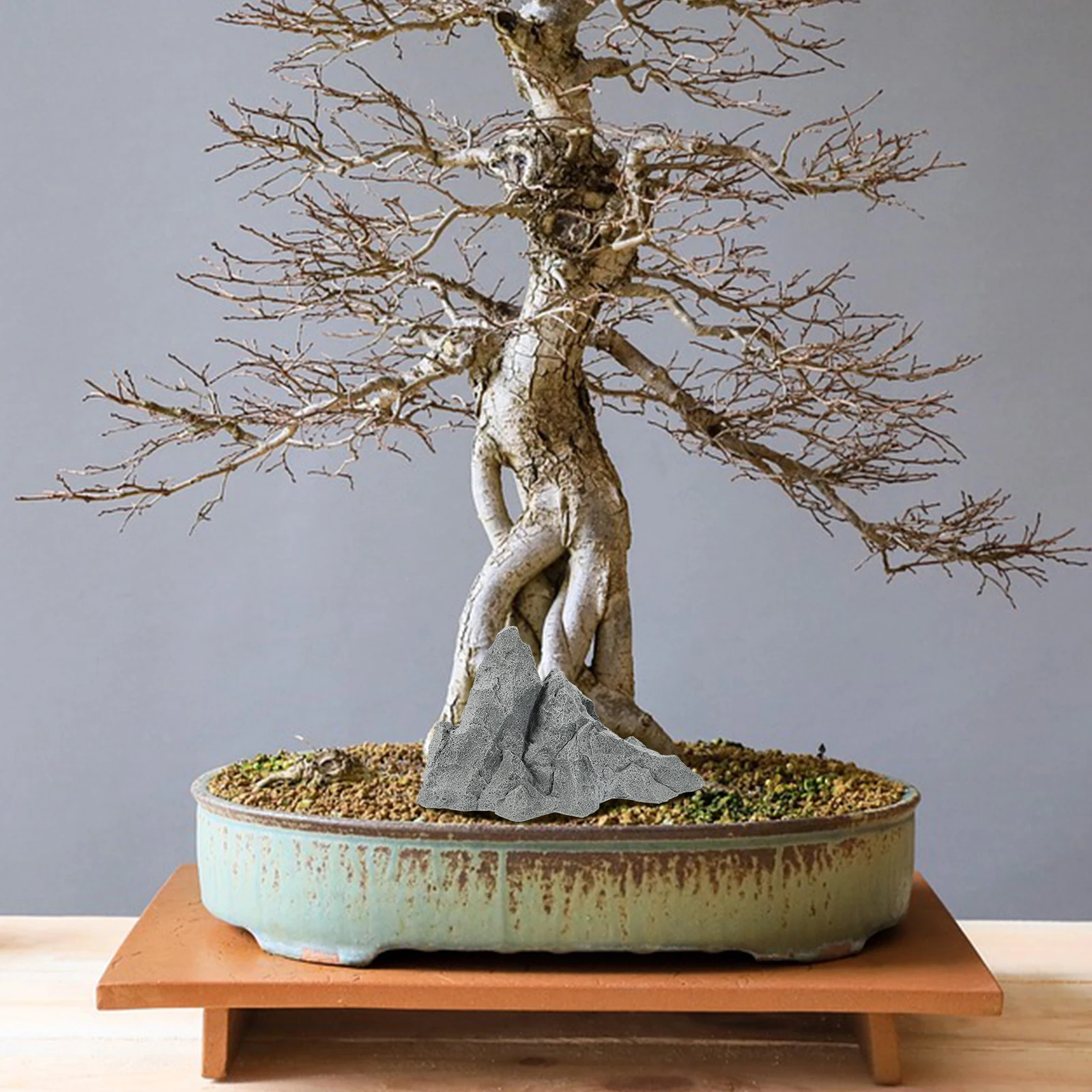 

Simulation Rockery Decor Mini Landscape Mountain For Garden Outdoor Flowerpot Fish Tank Zen Home Adornment Micro Landscape