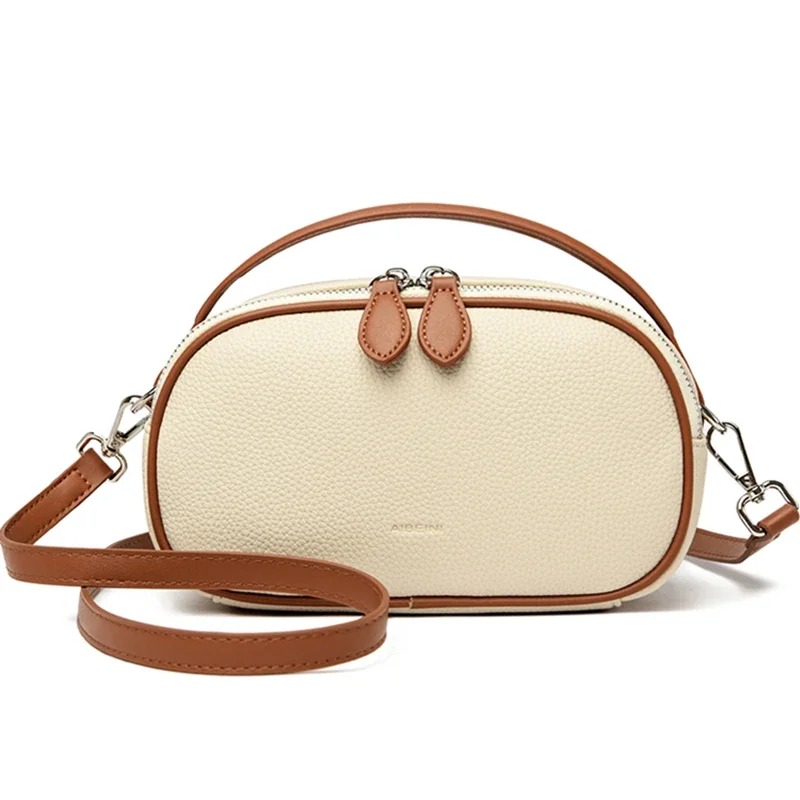 

Luxury Brand Women Shoulder Bag Autumn New2024 Ladies Simple Leisure Handbag High Quality Leather Crossbody Bags Designer Purses