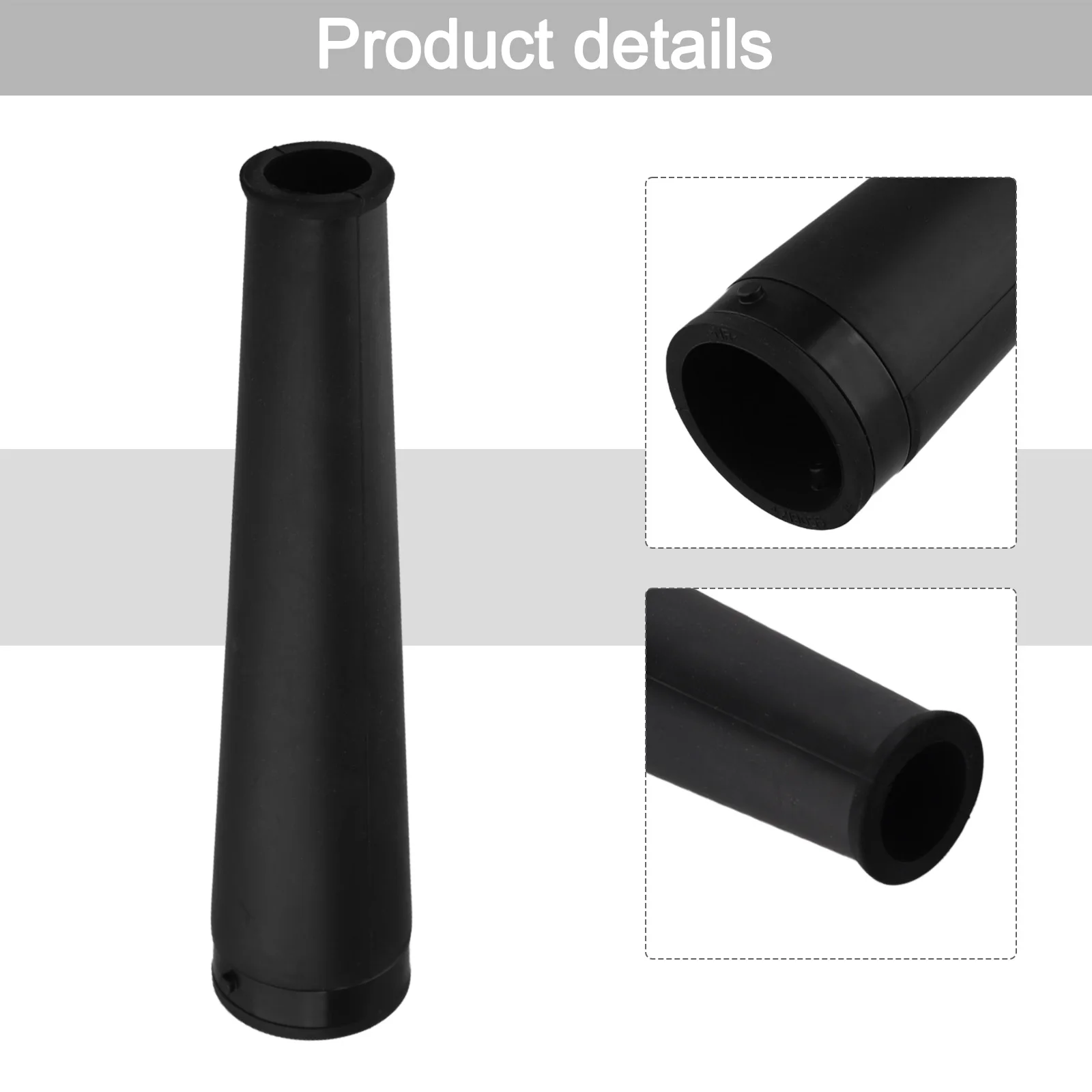 

123245-4 Black Rubber Blower Nozzle For DUB183Z DUB185 DUB186 Blower Vacuum Cleaner Rubber Blower Nozzle Tool Accessories
