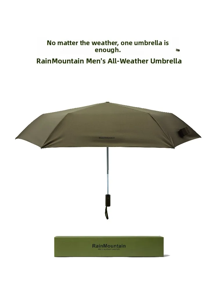 

Автоматический зонт для мужчин, большой размер, с черным покрытием, защита от солнца и дождя, с механизмом отскока, подарок для студентов, водонепроницаемый, для домашнего использования