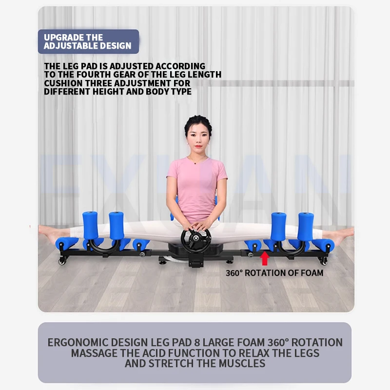 200KG Leg Stretching Equipment Split/Cross/Vertical Fork Trainer With Three Levels of Adjustment Dance Yoga Ligament Stretching