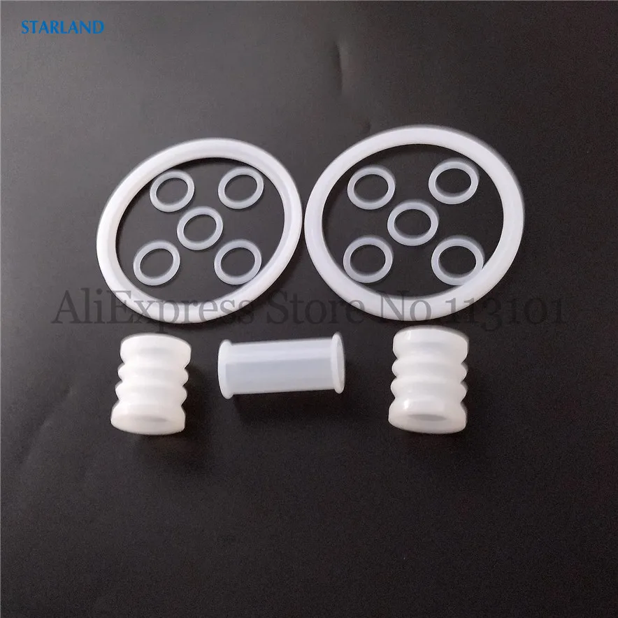 15+2Pcs Silicone Seal Rings Gaskets Accessories Tubes Components VEVOR Ice Cream Machines YKF Soft Serve Machine Spare Parts