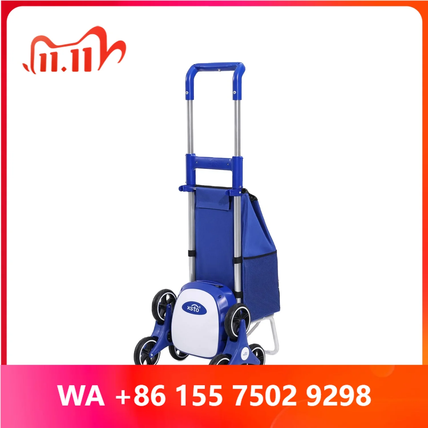 stair climbing shopping cart 30kg easy to carry and fold