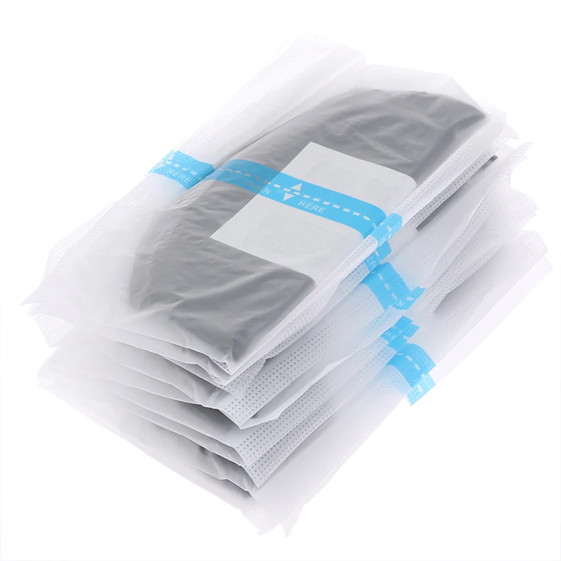 10Pcs Disposable Sweat Pads Private Breathable Urine Pad Sweat Absorbing Paste Sanitary Napkin for Men Black