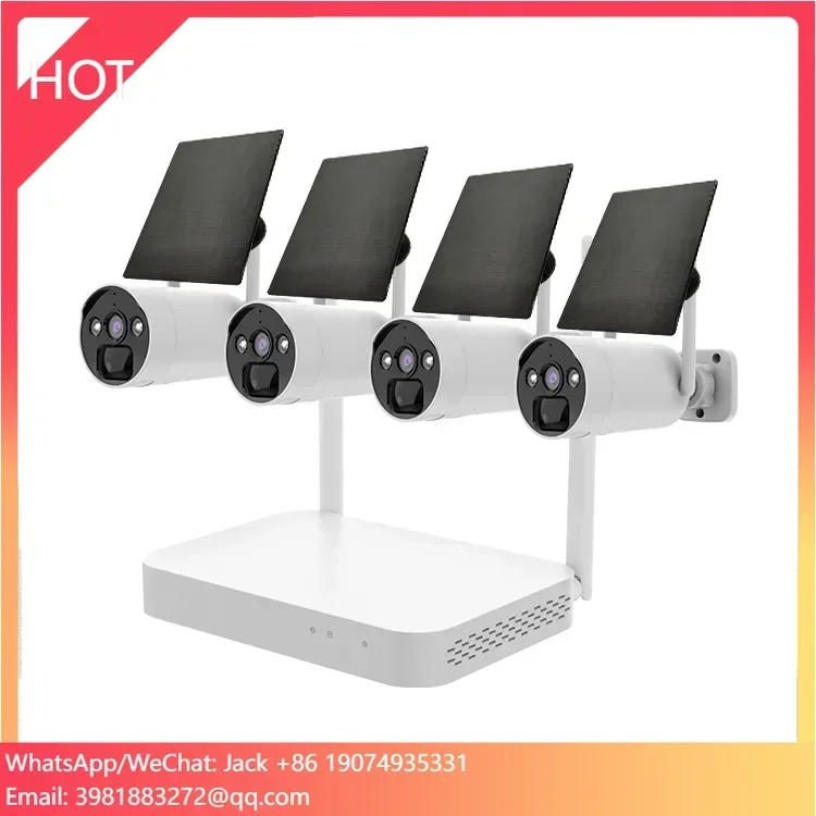 Sistema de cámara Cctv de seguridad para el hogar inalámbrico Tuya 1080P para interiores y exteriores, vigilancia de 4 y 8 canales, Kit Ip Wifi Nvr, conjunto de cámara Cctv