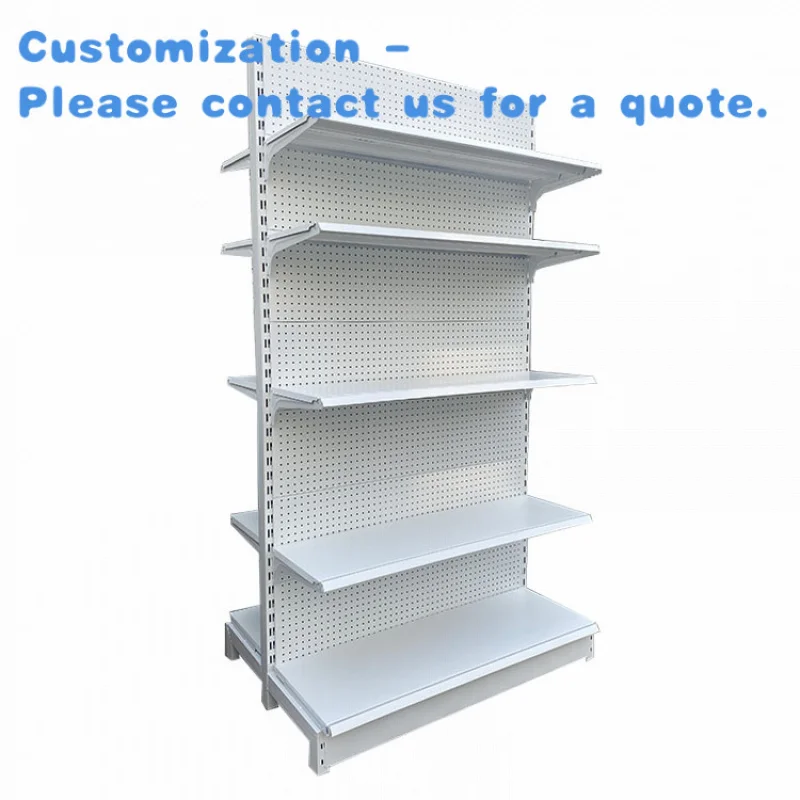 

custom.Xingye Factory Custom Size Color Double Sided Metal Supermarket Shelf/Factory Price Grocery Store Rack /Toy Display Rack