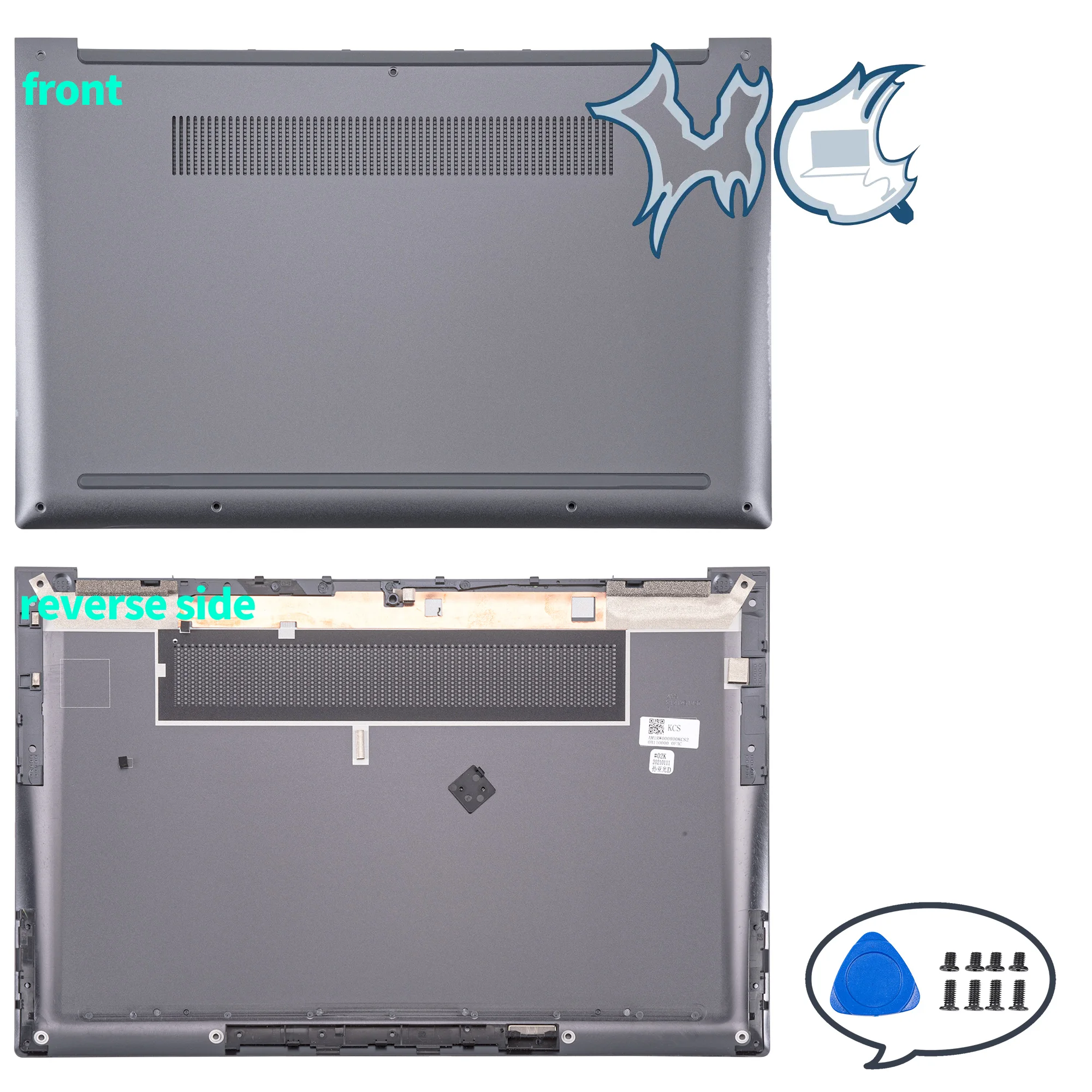 НОВЫЙ чехол для YOGA 7-14ITL5 YOGA 14C ITL 14C ACN 2021, задняя крышка ЖК-дисплея, нижняя крышка, верхняя часть упора для рук, корпус для ноутбука, серый