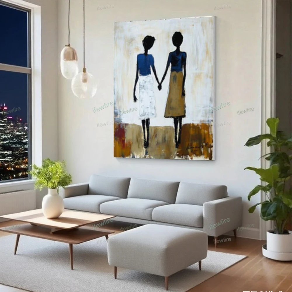 

100% hand drawn abstract oil painting original wall painting home living room decoration paint interior aesthetics