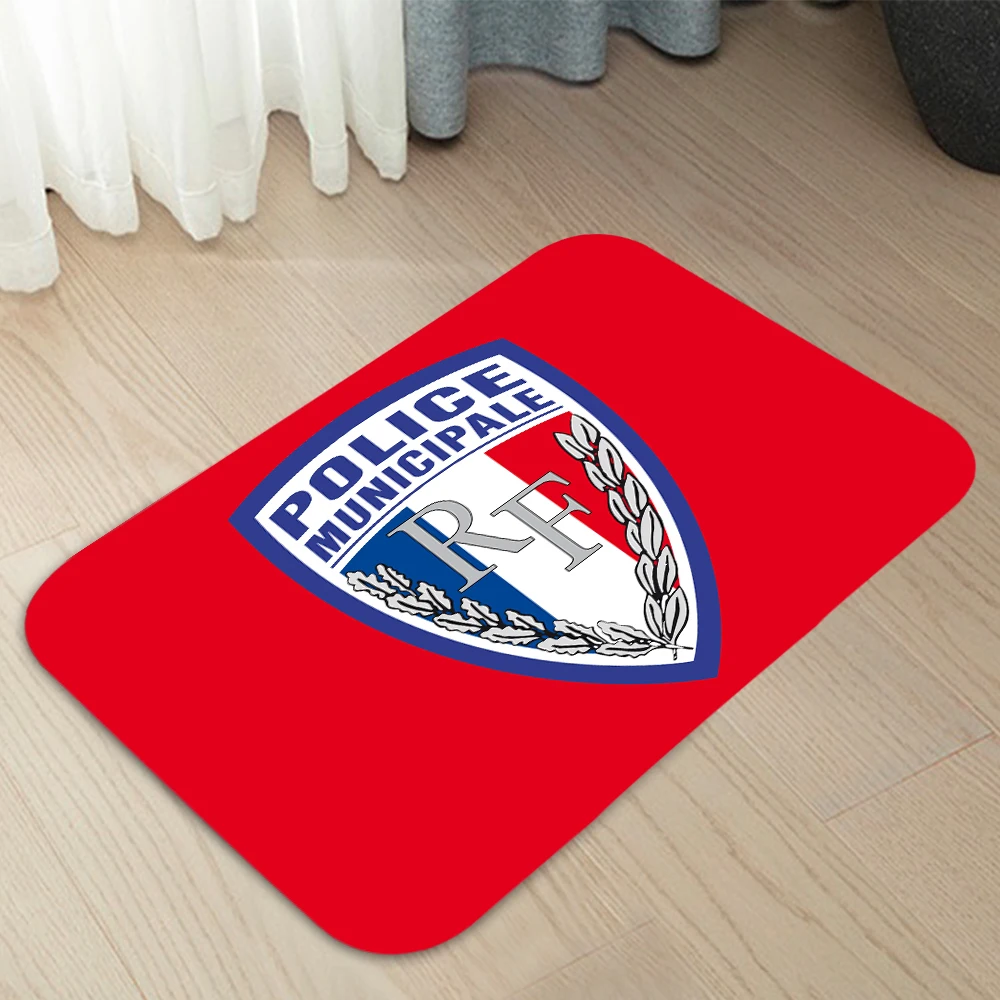 Police CRS Doormat  Home Carpet Entrance Door Mats Modern Decor Carpet Bathroom  Floor Mats 75