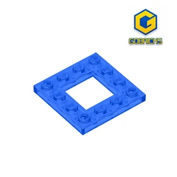 Gobricks GDS-571 Plate, Modified 4 x 4 with 2 x 2 Cutout  Tubes compatible with lego 64799 pieces of children's DIY