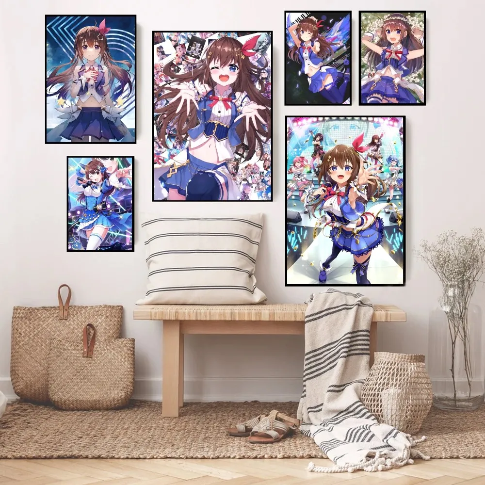 VTuber Hololive Anime Tokino Sora Posters Stickers Living Room Bedroom Entrance Cafe Wall Art Decoration Painting Kawaii