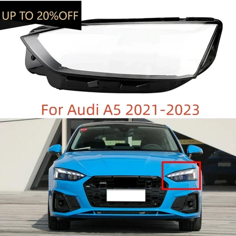 

НОВЫЙ! Для Audi A5 2021 2022 2023, корпус фар автомобиля, абажур, прозрачная крышка объектива, крышка фары, запасные части