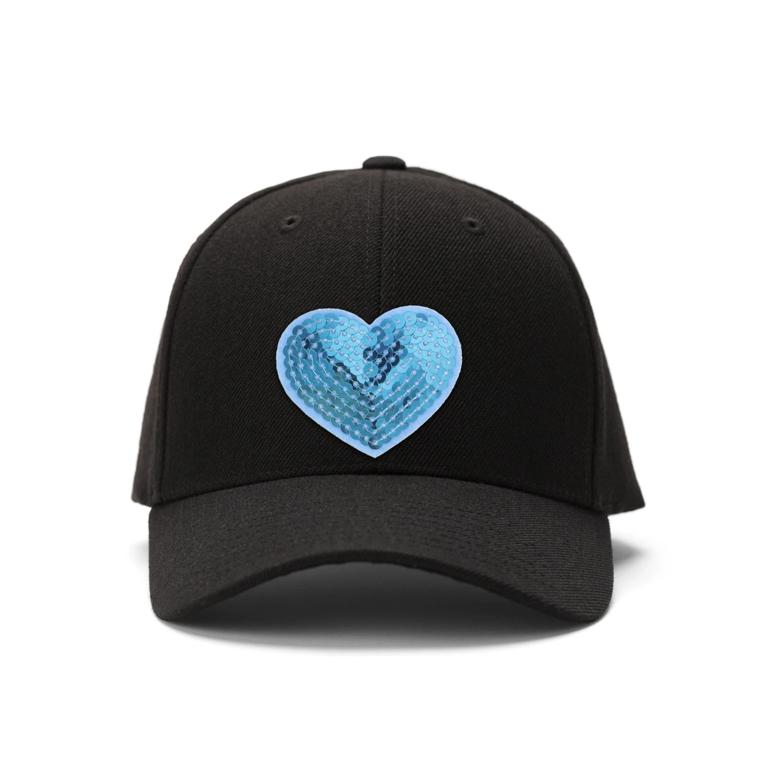 

9Pcs Heart Shaped Sequins Patches Self-Adhesive Iron on Applique for Jeans Jackets Backpacks Hats DIY Fashion Repair Patch Set