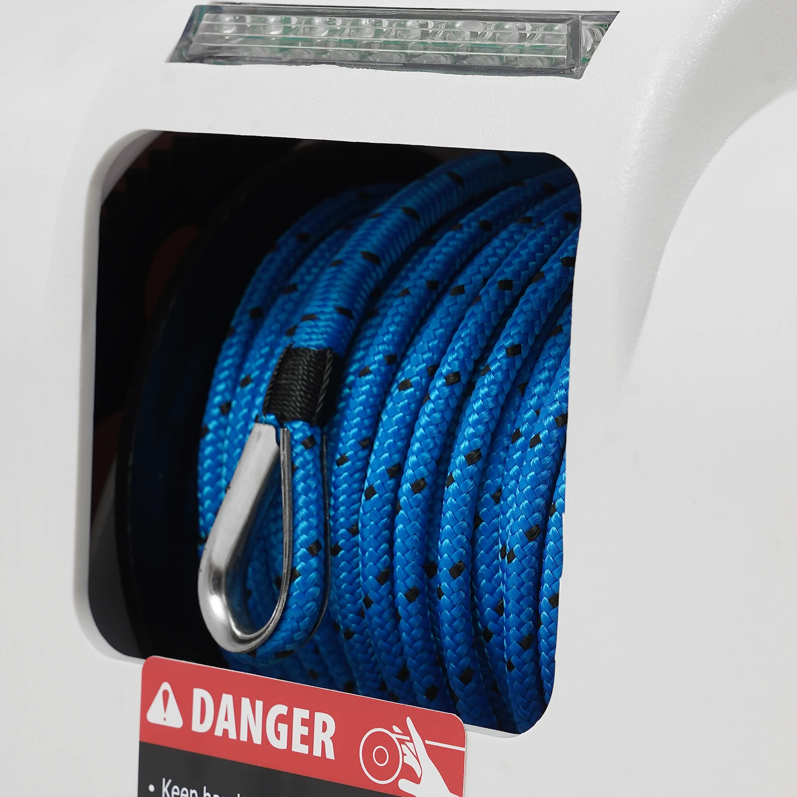 قارب مرساة كهربائية ونش مع جهاز تحكم عن بعد لاسلكي الثقيلة جميع الصلب والعتاد للمراسي حتى 45 رطل ونش اكسسوارات للقوارب #5