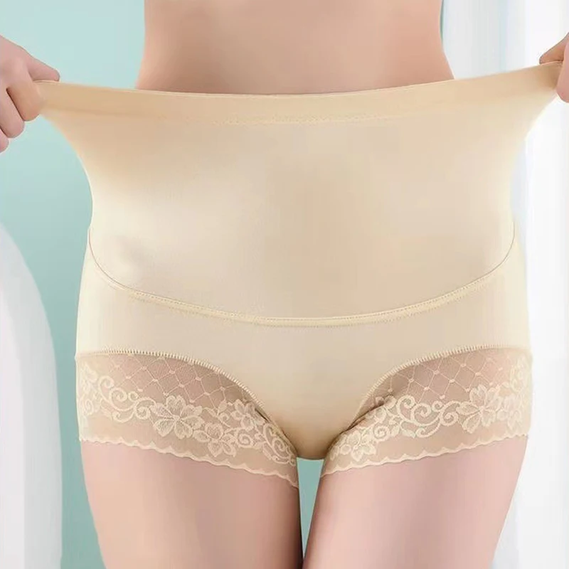 Pantalones de seguridad finos de cintura alta para verano, pantalones abdominales para levantamiento de cadera, calzoncillos Boxer adelgazantes para dar forma al vientre