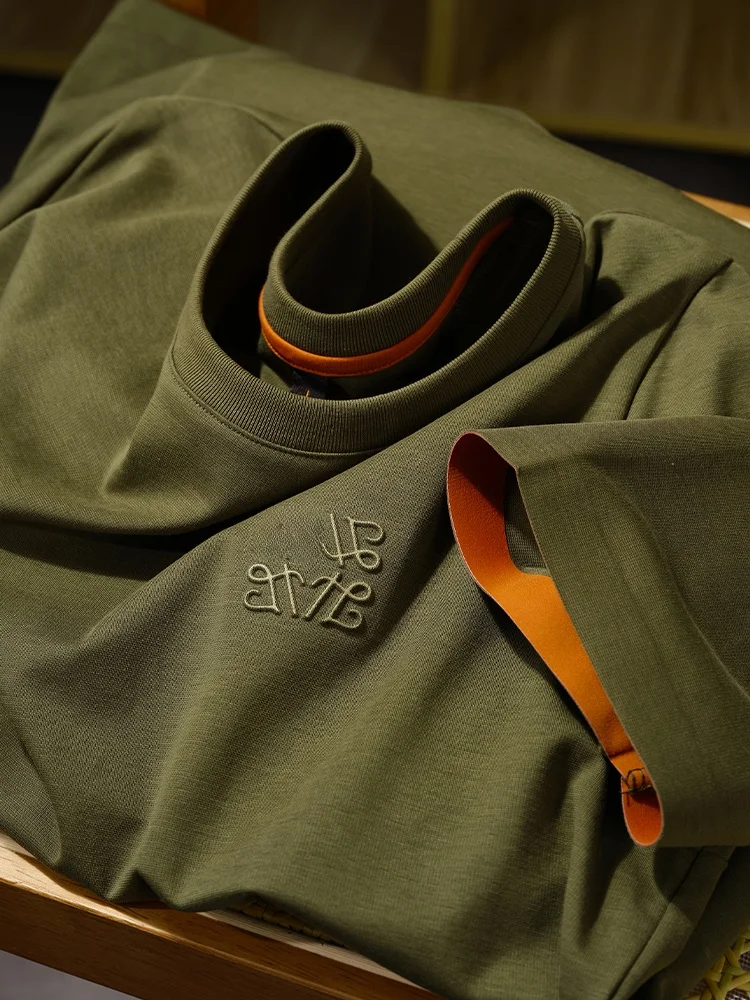 

Мужская летняя футболка с круглым вырезом и градиентным цветом, новая, качественная, повседневная, с коротким рукавом, модная