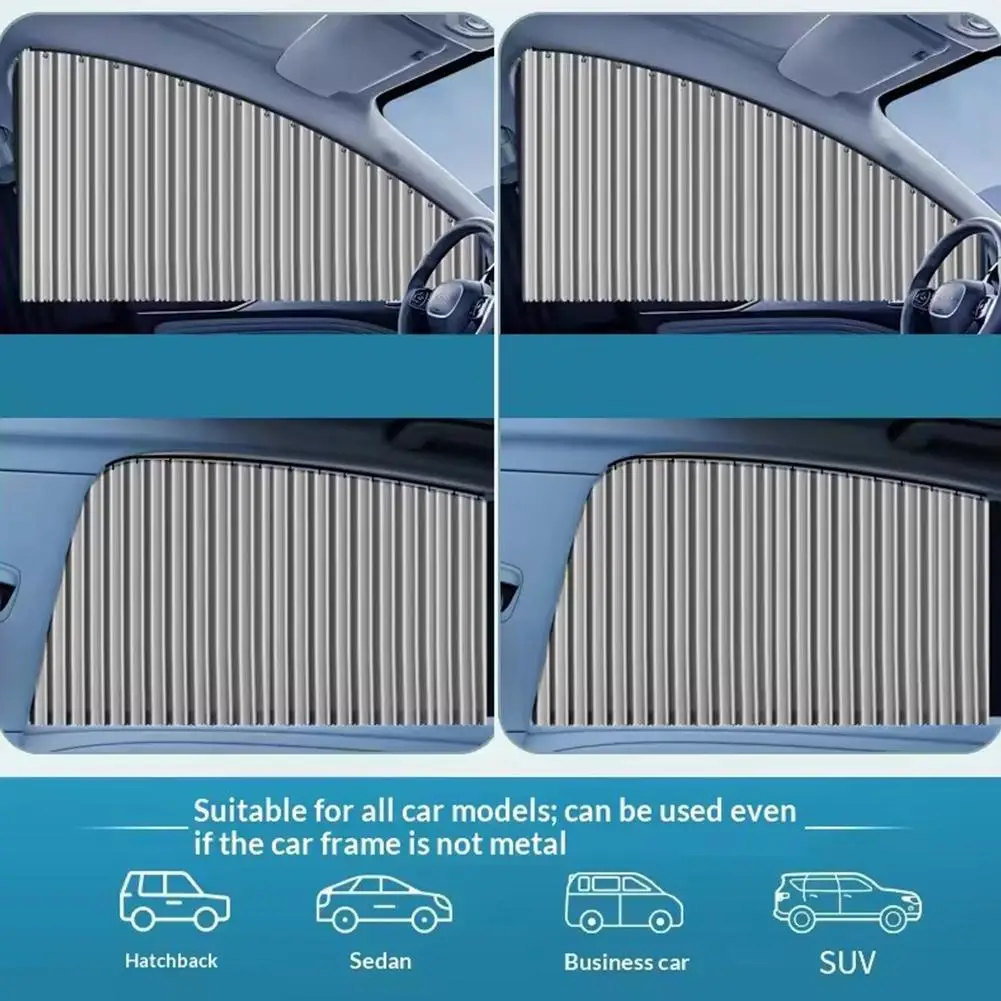 Side window shade extended