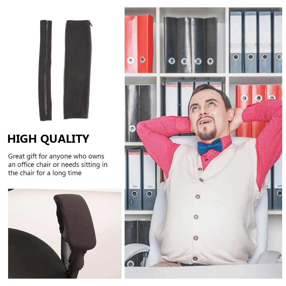 

1 Pair Office Armrest Covers Stretchable Computer Handle Sleeves Elastic Band Arm Rest Sleeves Long Sitting Seat Cushion
