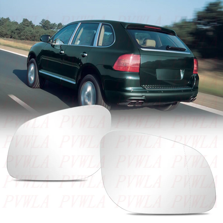 

For Porsche Cayenne 2003 2004 2005 2006 Car accessories Rear-view Mirror Glass With Heating 95573103700 95573103800