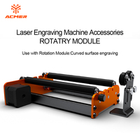 ACMER M2 Rotary Module 360 Degree Rotat Universal Y-axis Roller Engraving Tool Curved Surface for Laser Engraver Accessories