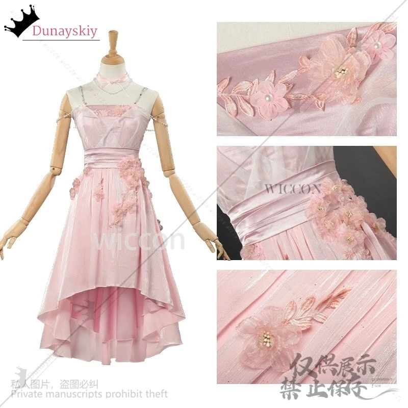 Amor y espacio profundo juego Cosplay Anime heroína Tidewoven pétalos disfraz dulce flor dobladillo Irregular vestido elegante Lolita personalizado