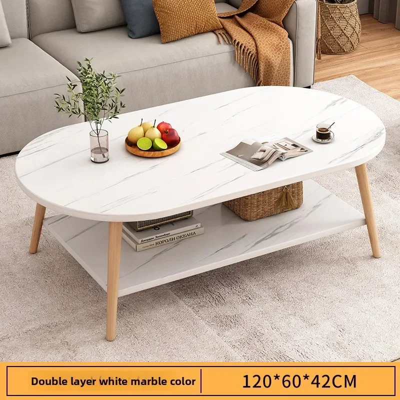 Household Goods Coffee Table Living Room Small Apartment Living Room Sofa Tea Table Bedroom Simple Bed INS Wind Small Table
