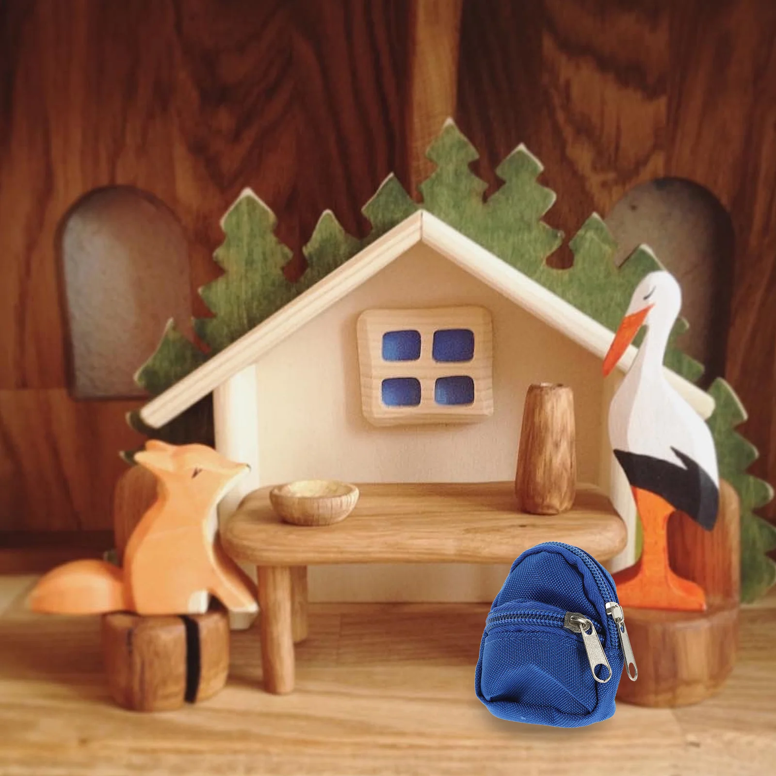 

Mini Backpack Decor Simulation House Decors Ornament Tiny Miniature Models Micro Scene