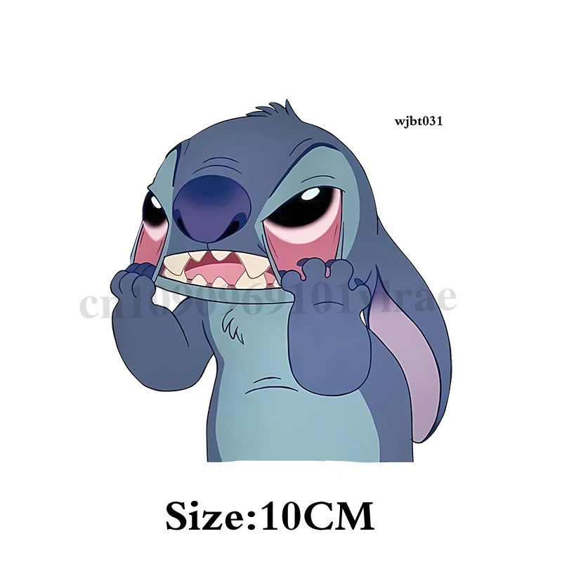 Stitch UV DTF Transfer สติกเกอร์สําหรับขวดน้ําถ้วยน้ํา Kawaii Stitch Disney Transfer SelfAdhesive DIY UV Transfer สติกเกอร์