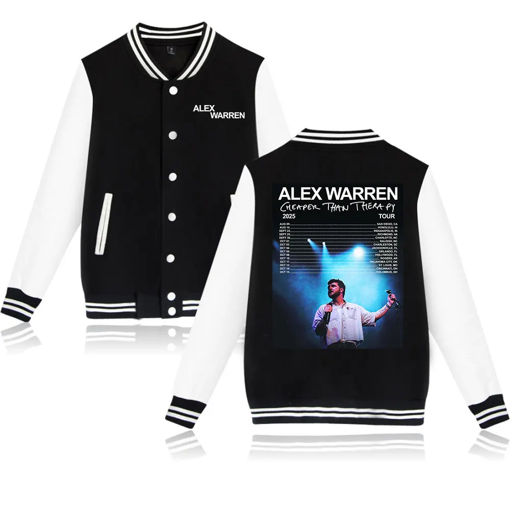 

Hot Alex Warren Vintage 90s Merch Jacket Cosplay Women Men Casual Sweatshirts Streetwear Fashion