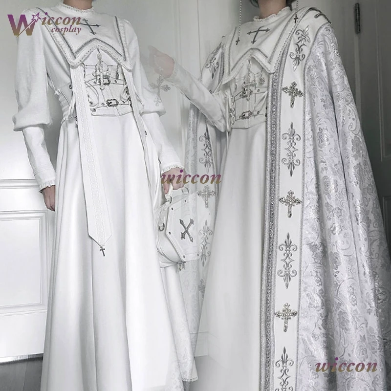 

Original Ouji Clothes Jirai Kei Lolita Long Dress Cape Gothic Outfits Rococo Queen Prince Style Halloween Cosplay Cosmic Dress