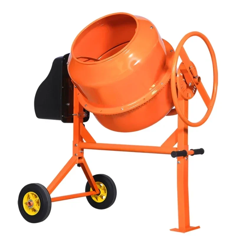 Cement Mortar Concrete Mixer Drum Construction Site Electric Pure Copper 220v Household Small Feed Mixer High Performance Motor